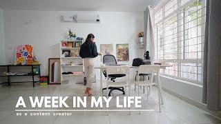 a week in the life of a 30 yr old content creator in chennai 