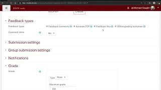 An Explanation of the Feedback Types Settings in Moodle Assignments