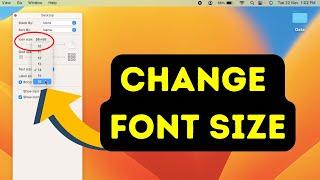 How to Increase Font Size in Macbook Air/ Pro or iMac