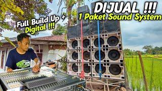 1 Paket Lengkap Sound System Dijual  Full Build Up + Digital || LBR AUDIO