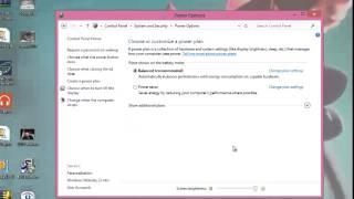 How To Disable Automatic Sleep mode On Windows 8