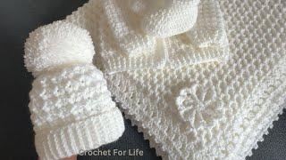 Easy crochet baby hat/ crochet for life hat 3814