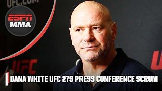 Dana White FULL SCRUM after canceling UFC 279 press conference | ESPN MMA