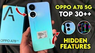 Oppo A78 5G Top 30+++ Hidden Features | Oppo A78 5G Tips & Tricks | Oppo A78 5G