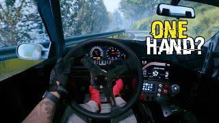 ONE Handed Drifting is INSANE in Assetto Corsa | Fanatec CSL DD