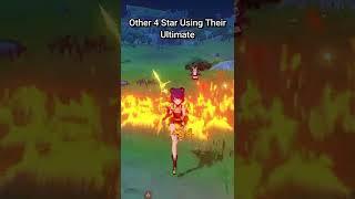 The Only Genshin 4 Star Character That Has 5 Star Burst Animation #Shorts