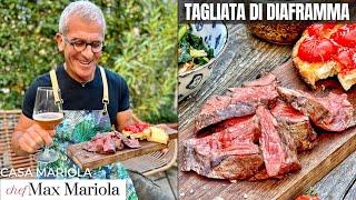 TAGLIATA DI DIAFRAMMA o PANNICOLO ALLA GRIGLIA - Ricetta di Chef Max Mariola