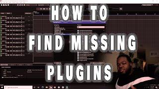 HOW TO FIND MISSING PLUGINS IN MIXCRAFT