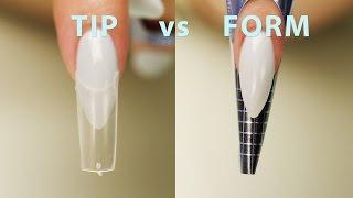 Nail Tips vs Nail Forms