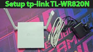 How to configure tp link router tl wr820n