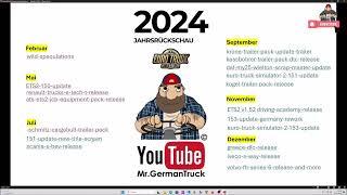 Euro Truck Simulator 2 - Jahresrückblick 2024