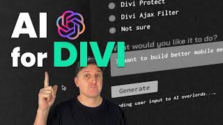 Use cases for AI in the Divi Theme powered by ChatGPT