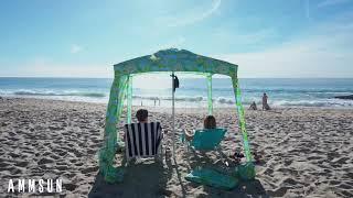 How to set up AMMSUN Beach Cabana - The Best Beach cabana Shelter