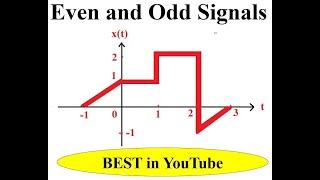 Even and Odd signals | EnggClasses