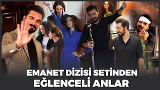 Yaman ve Nana Set Ekibini Kahkahalara Boğdu  | Emanet Kamera Arkası