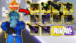 UNLOCKING EVERY WEAPON IN RIVALS ROBLOX!