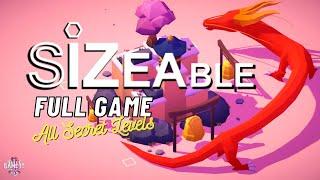 Sizeable - Full Game Gameplay Walkthrough | All Secret Levels | 100 % | (No Commentary)