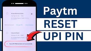 Reset UPI PIN in Paytm | How to Change UPI PIN in Paytm app?