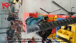 Threading Tool Steel Threaded Rod Thread Rolling Machine Making Video