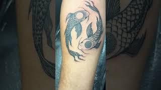 Koi fish tattoo at Aman tattoo arts Bhubaneswar 9938080330 #amantattooarts #tattoo #tattoos #mahadev