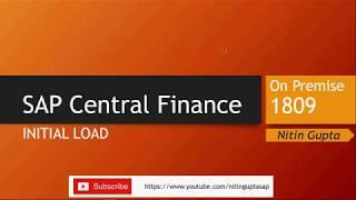 SAP Central Finance Initial Load