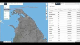 Slow - Creating Map of Electoral districts of Sri Lanka