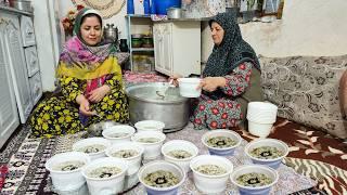 Real Life In An Azerbaijani Village! Homemade Food Cooked In The Mountain Village!