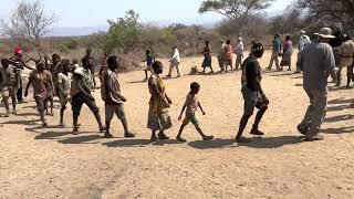 Hadzabe Tribe & U.S. Tourists Share Song and Dance