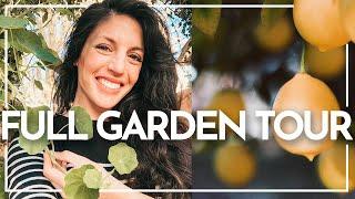 Full GARDEN TOUR | Potager, Pollinator, and Greenhouse Gardens Tour | Hey It's A Good Life