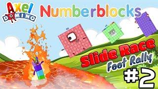 Numberblocks Slide Race Foot Rally part2