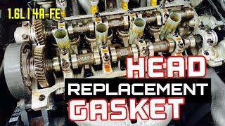93-97 Toyota Corolla 1.6L Head Gasket Replacement | 4A-FE | Bundys Garage