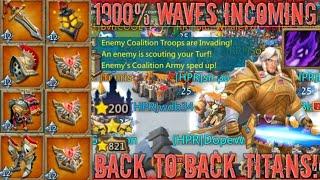 lords mobile: MYTHIC RALLY TRAP DESTROYS 1900% WAVES OF RALLIES!! THEY WANT TO ZERO MY TRAP!!