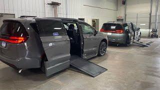 Chrysler Wheelchair Van Foldout vs In floor Ramp