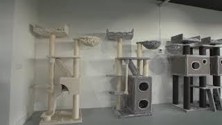 RHR Pets Cat Trees! A quick tour through our warehouse, Cat Tree showroom and spare parts section!