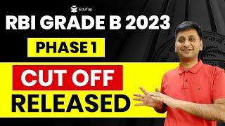 RBI Grade B 2023 Exam Cut Off Marks Analysis | Phase 1 Cut off of RBI Grade B Exam | EduTap