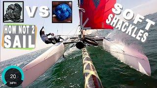 Sailing Soft Shackles - Diamond Knot vs Button Knot