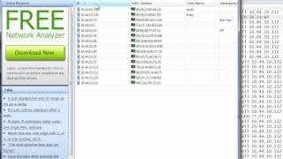 Colasoft's MAC Scanner