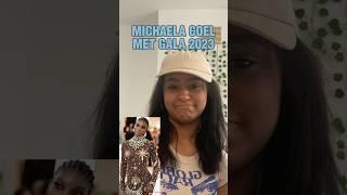 MICHAELA COEL MET GALA 2023 LOOK #shorts #michaelacoel