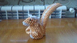 How to make a 3D origami Squirrel (Part 1)