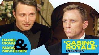 'Casino Royale' Pair Daniel Craig & Mads Mikkelsen Reunite and Talk That Infamous Chair Scene