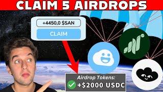 Claim 5 Airdrops NOW + 4 IMPORTANT Airdrop Updates - COMPLETE GUIDE