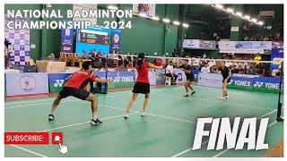 ROHAN KAPOOR/SHIVANI vs AYUSH/SHRUTHI MISHRA || FINAL - National Badminton Championship 2024