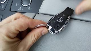 Замена батареи в ключе Mercedes Benz.  Mercedes Benz Key Battery Change Replacement.