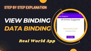 How to do View Binding & Data Binding in Android