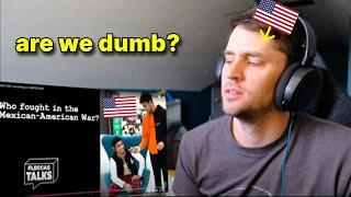 American reacts to HISTORY according to AMERICANS