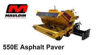 Mauldin 550E Asphalt Paver Walkaround