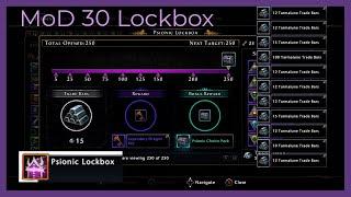 Neverwinter - Psionic Lockbox - Opening 250 Keys - Mod 30 - and the story behind it