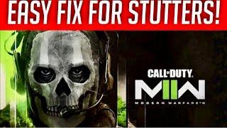 Call of duty Modern Warfare 2 PC Stutter Fix! Only 2 changes.