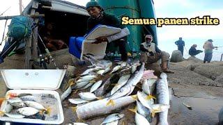 Ambyar ‼️ Pesta strike semua pemancing hoki || Dam ijo priok musim ikan