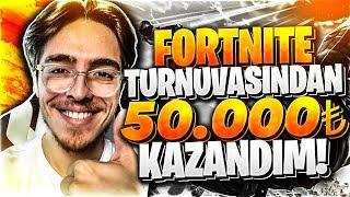 FORTNITE TURNUVASINDAN 50.000TL KAZANDIM!